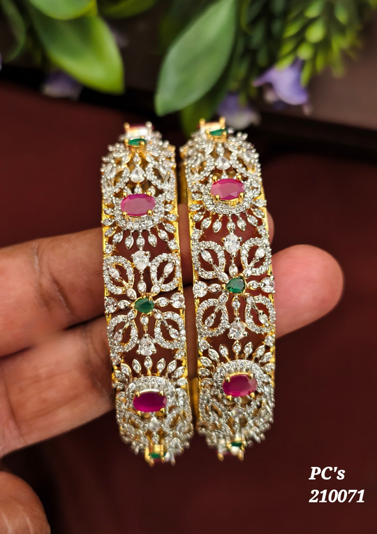 American diamond bangles pcs 210071
