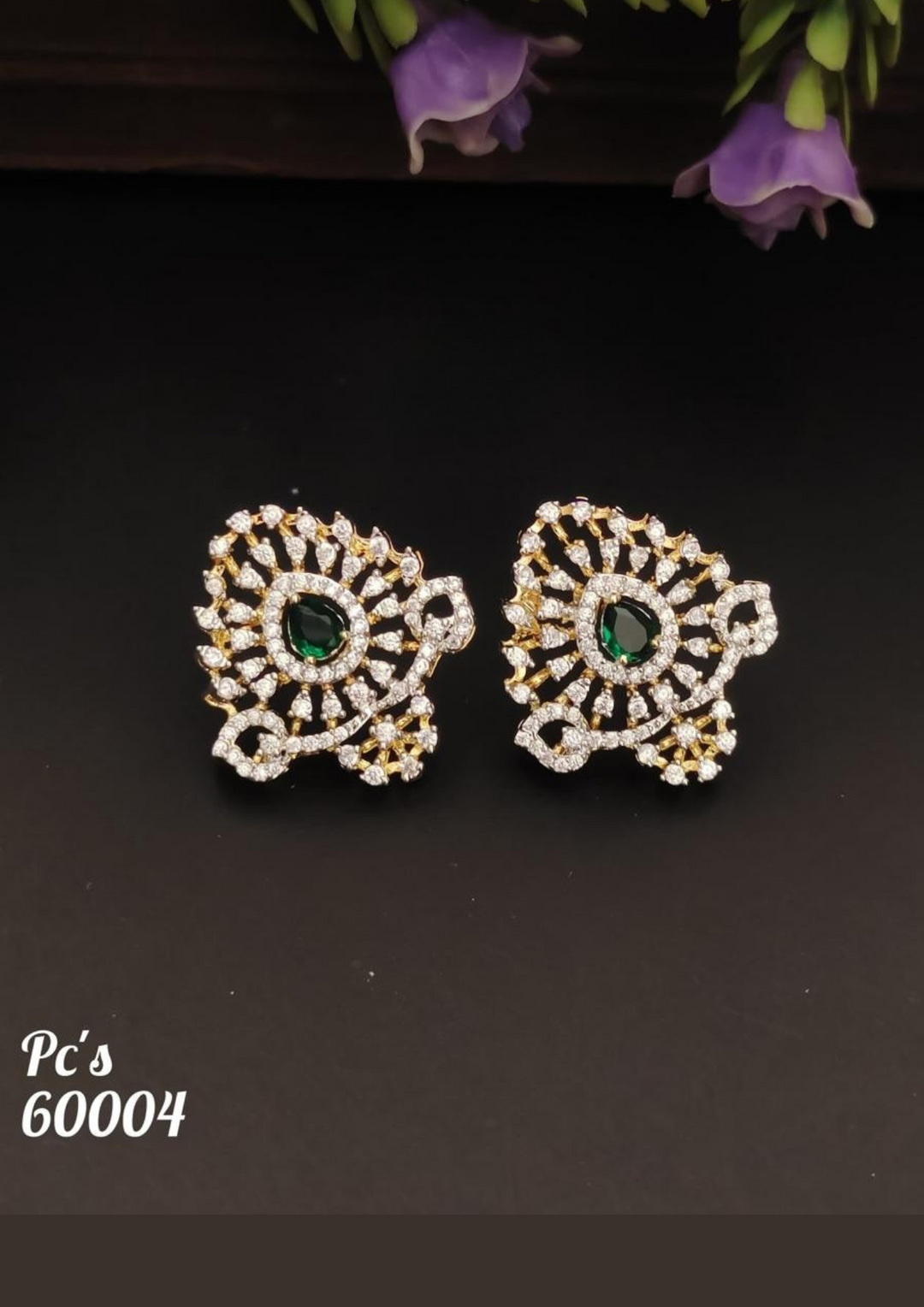 American diamond earrings s60004