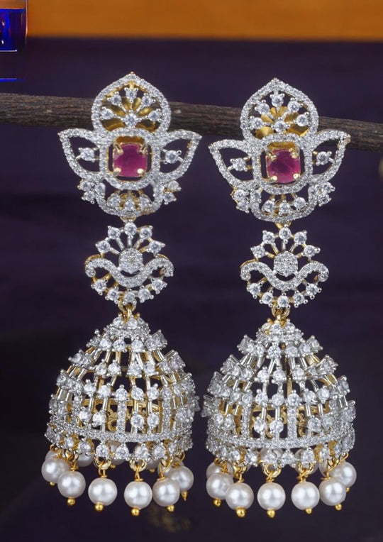 American diamond earrings lc 106520