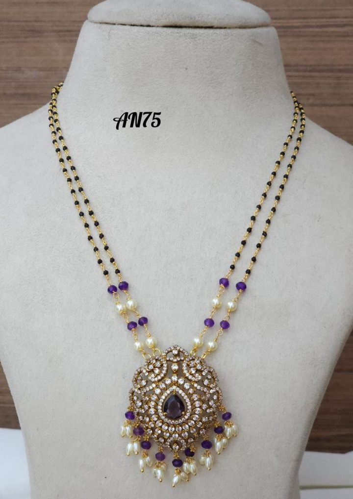 American diamond necklace AN 75
