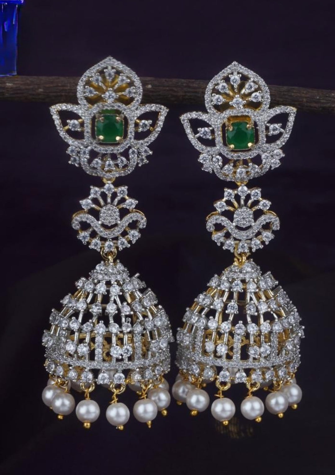 American diamond earrings lc 106520
