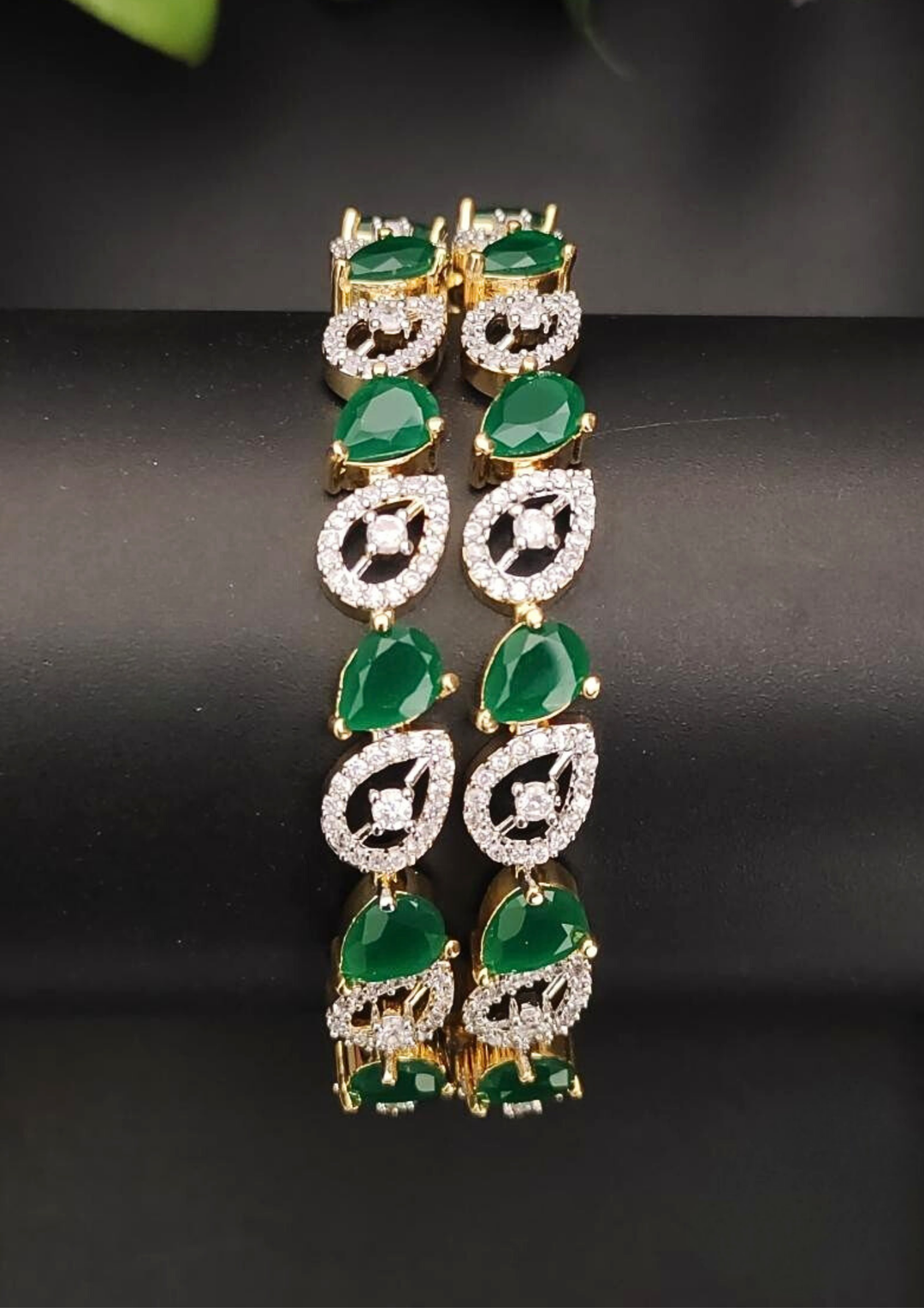 American diamond bangles (set of 2) pcs 130009
