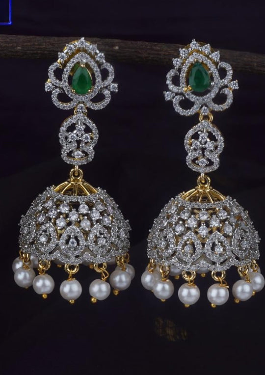 American diamond earrings lc 106020