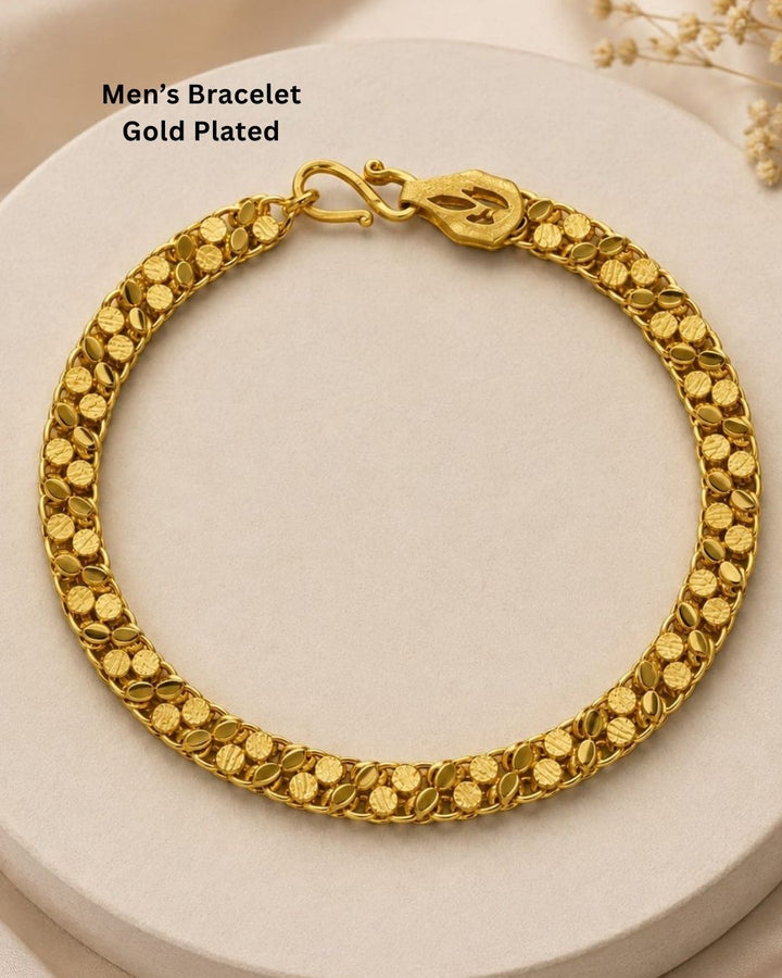 Beautiful gold plated designer chain featuring intricate coin-style link detailing and a smooth finish. Perfect for daily wear, festive occasions, traditional outfits, and gifting.