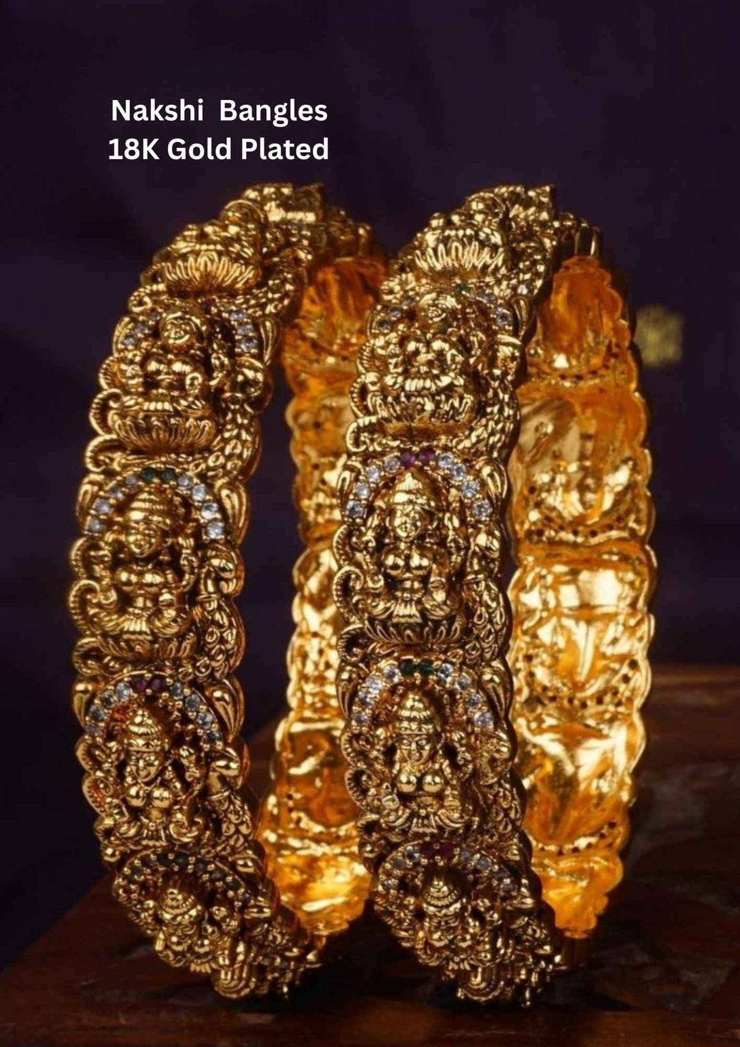 Gold-plated Nakshi Bangles 