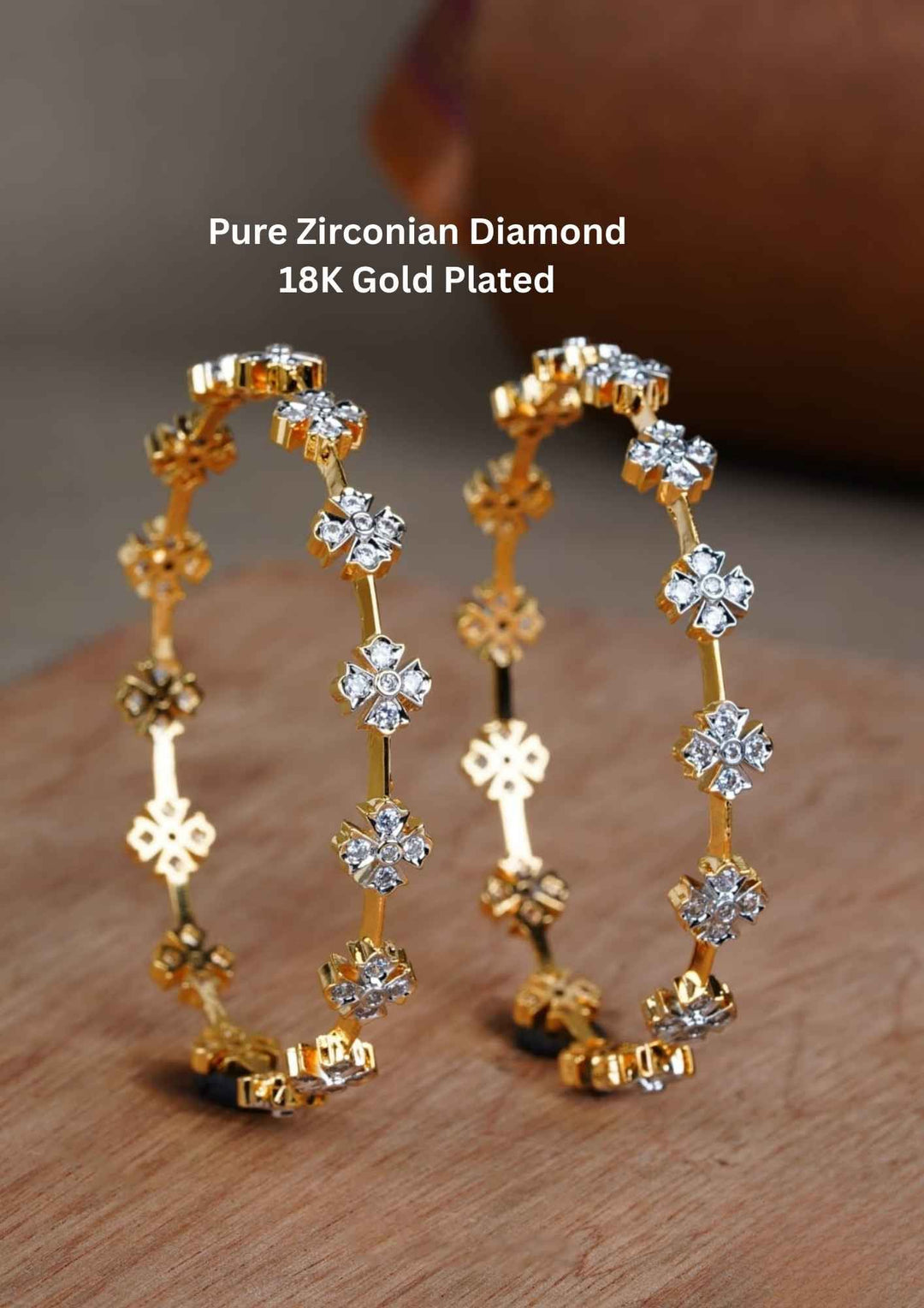 Pure Zirconian Diamond Bangles ideal for party wear and functional wear
