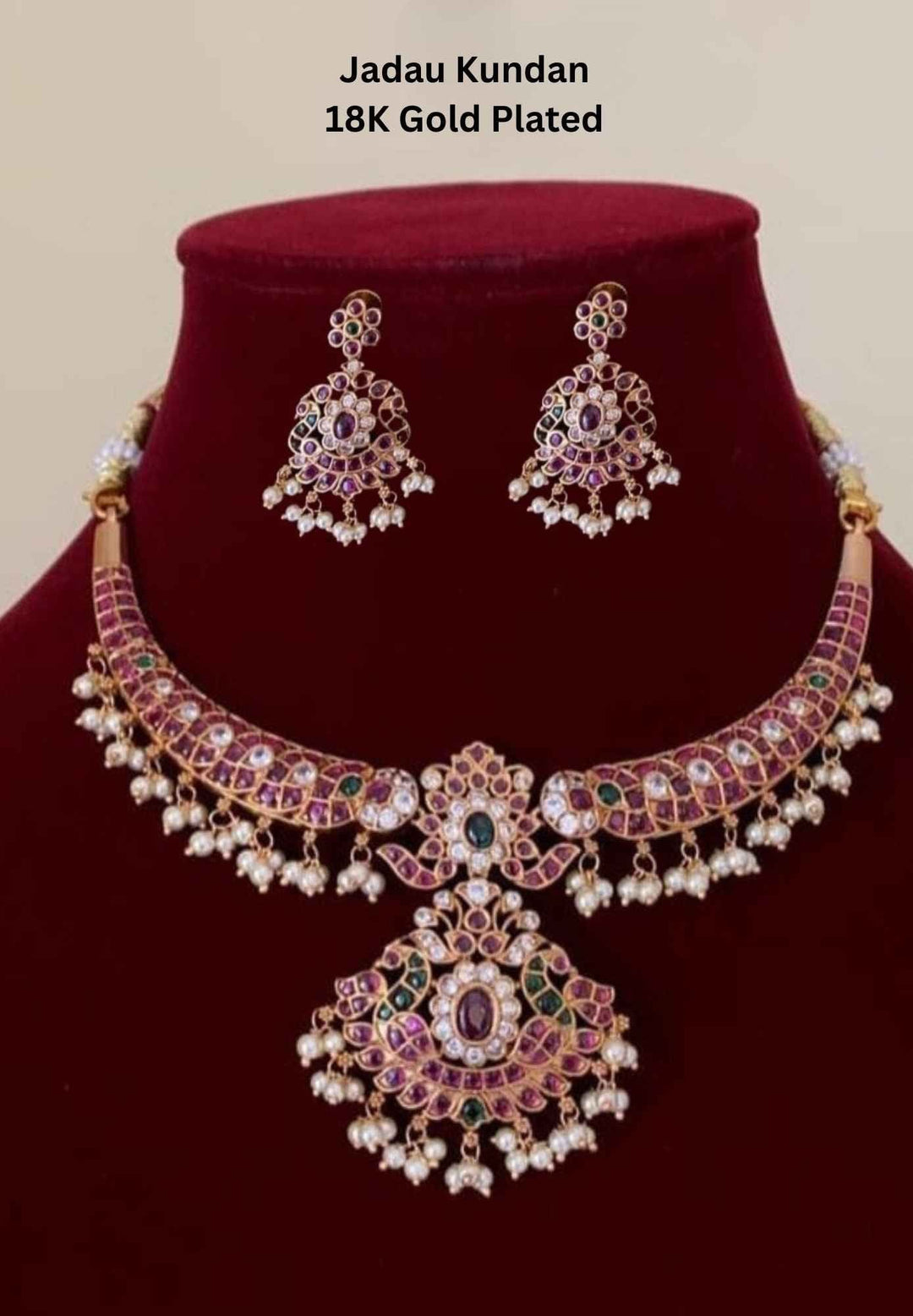 Gold Plated Kanta Set 