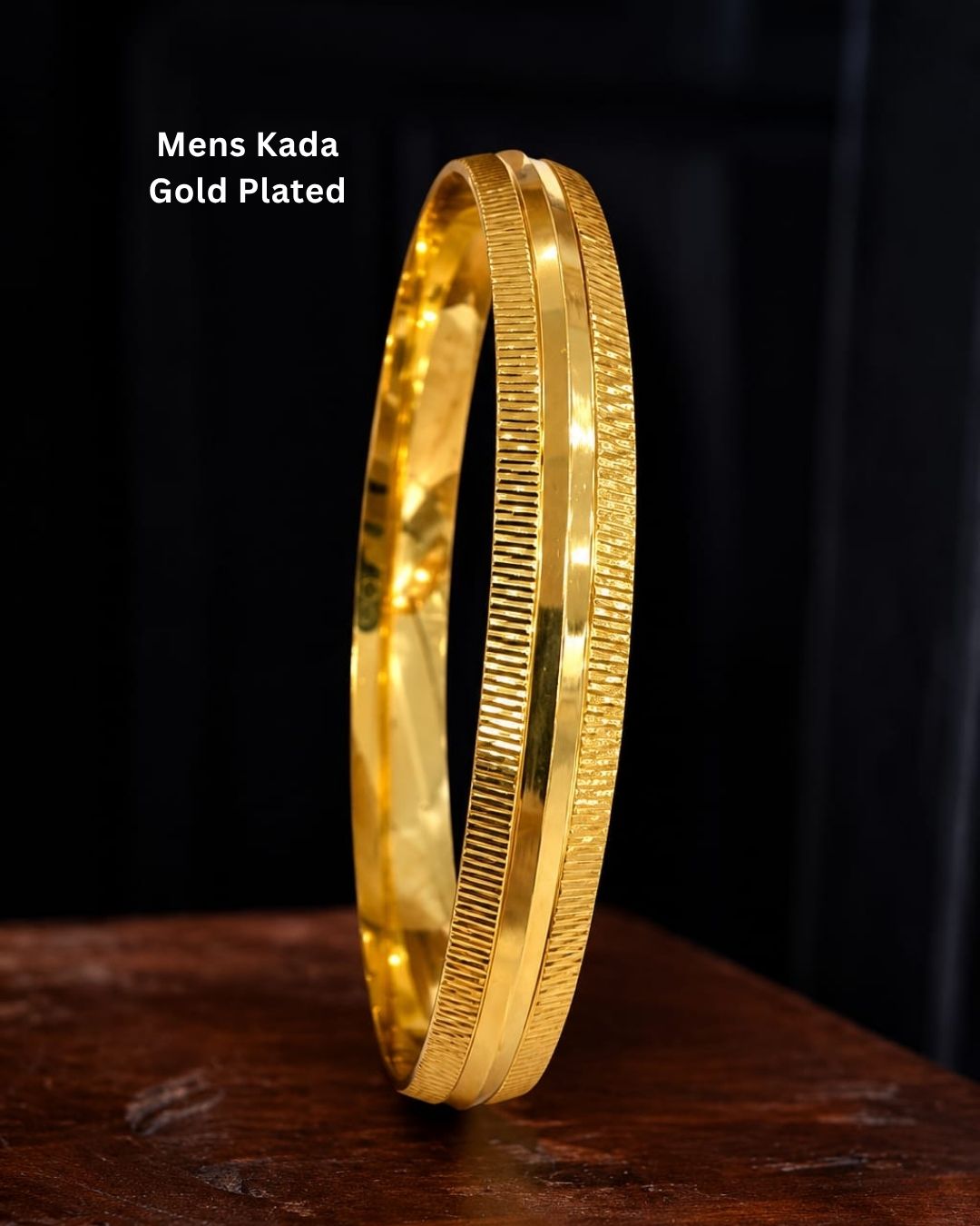 Stylish gold plated men&