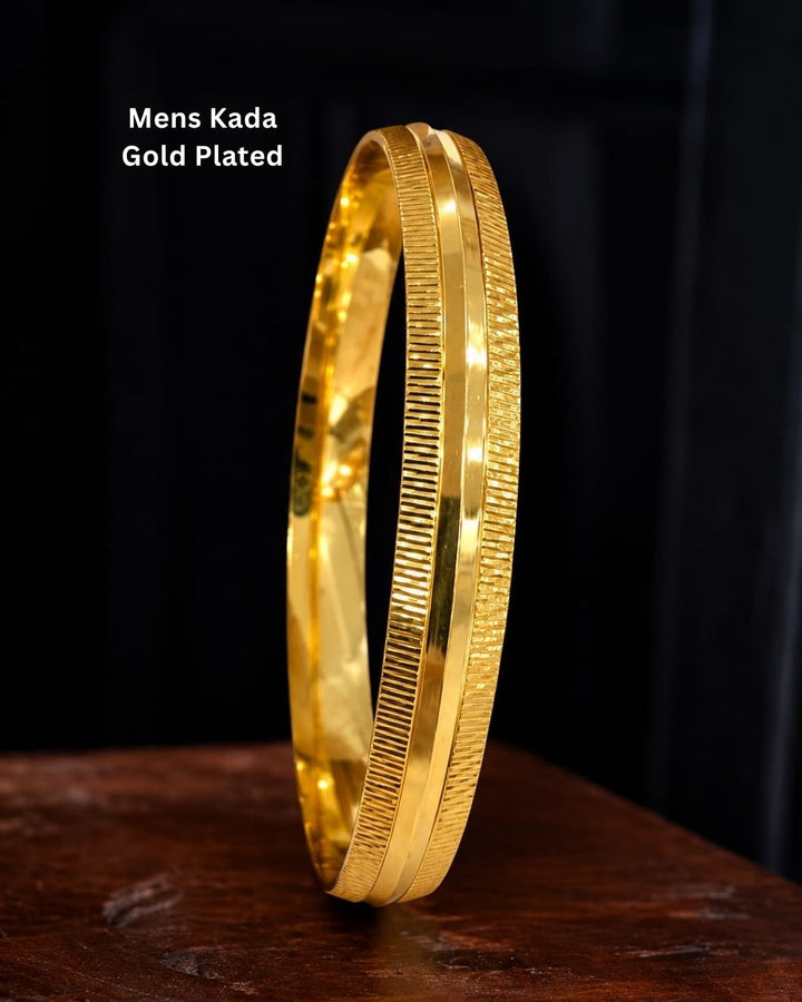 Stylish gold plated men&