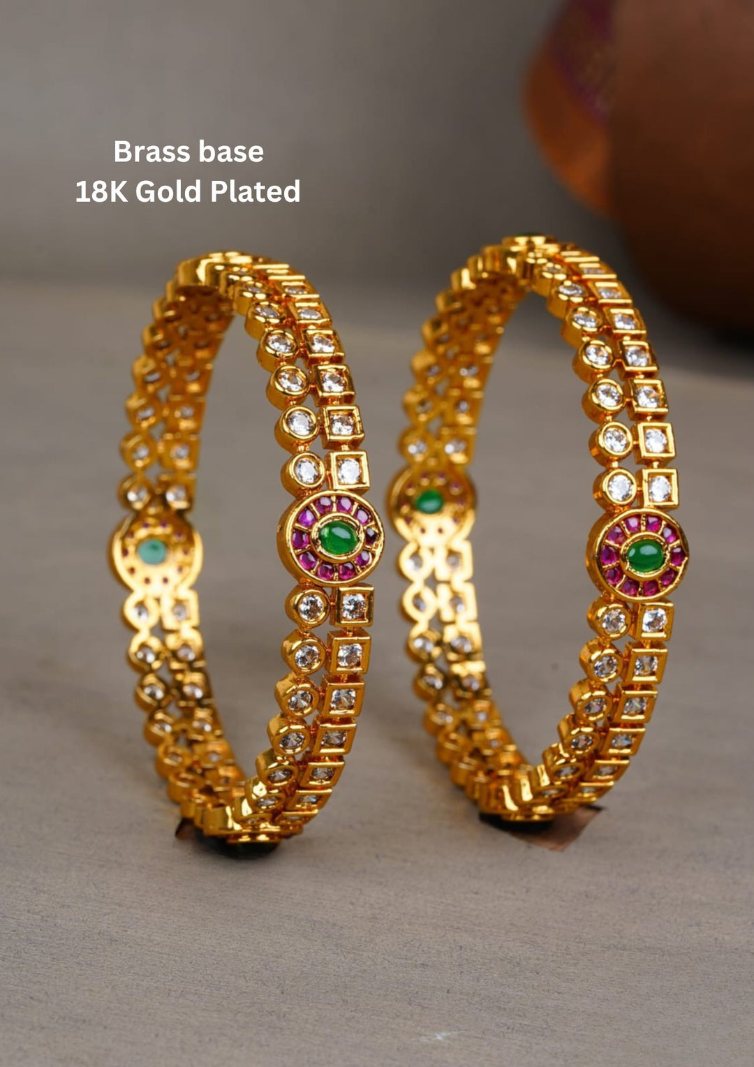 Kundan Gold Plated Bangles ideal for daiilywear and festival wear