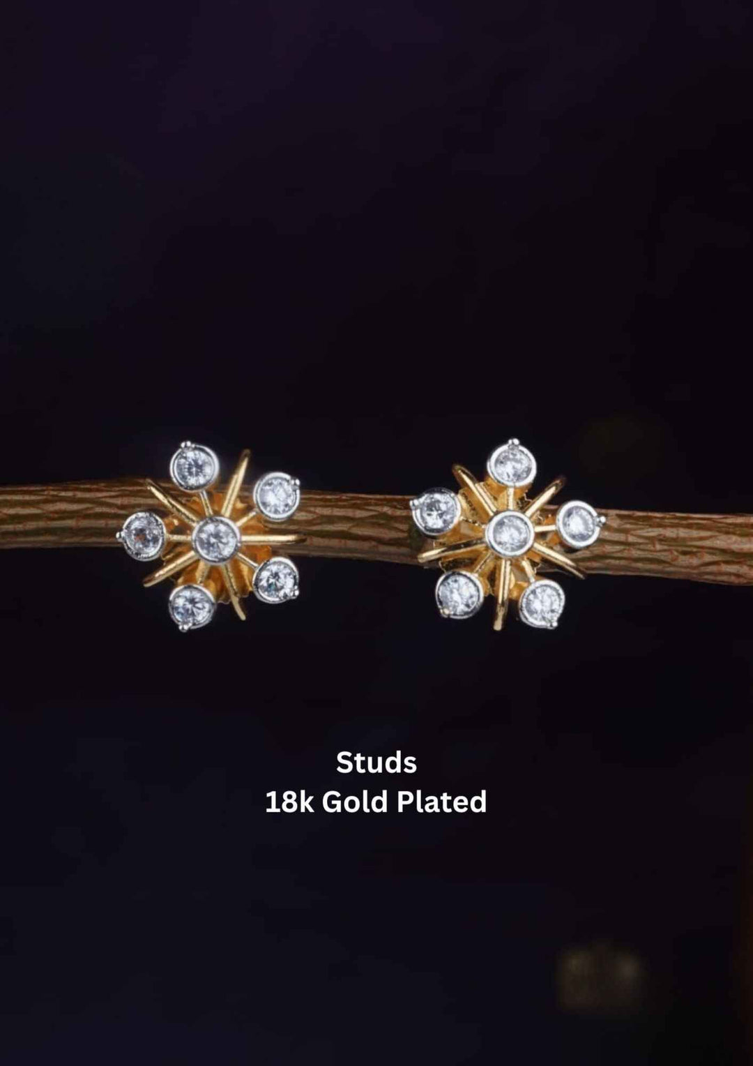 Gold Plated Studs for dailywear