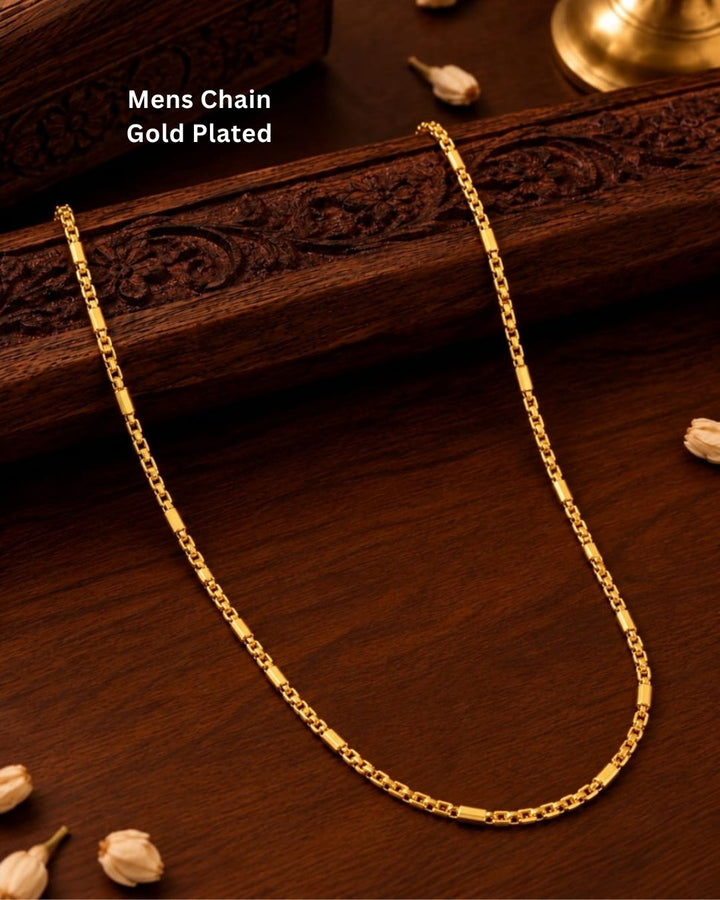 Elegant gold finish men&