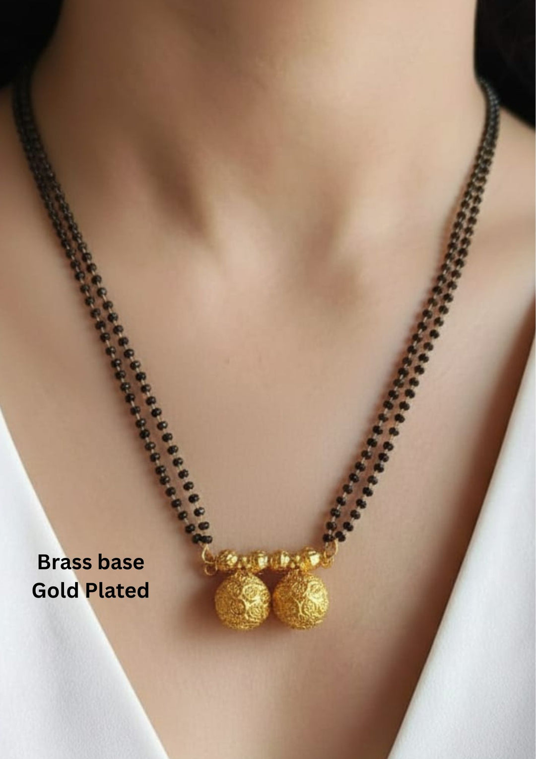 Gold Plated Two Wati Mangalsutra