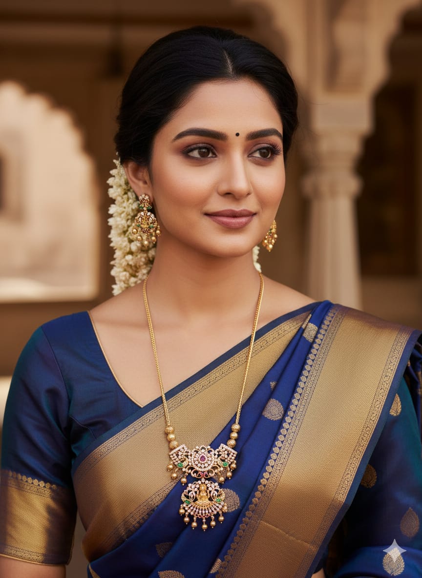 wome wearing this necklace and earrings