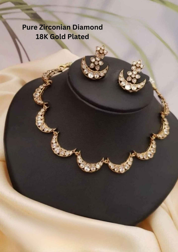 'Pure Zirconian Diamond 18K Gold Plated