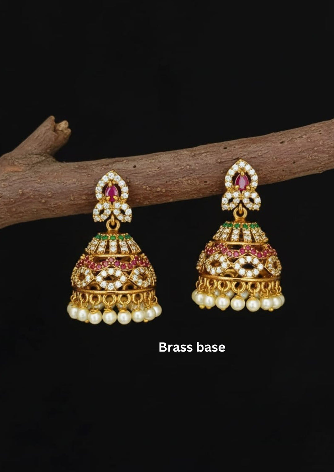 Kundan Anahita Jhumkas 