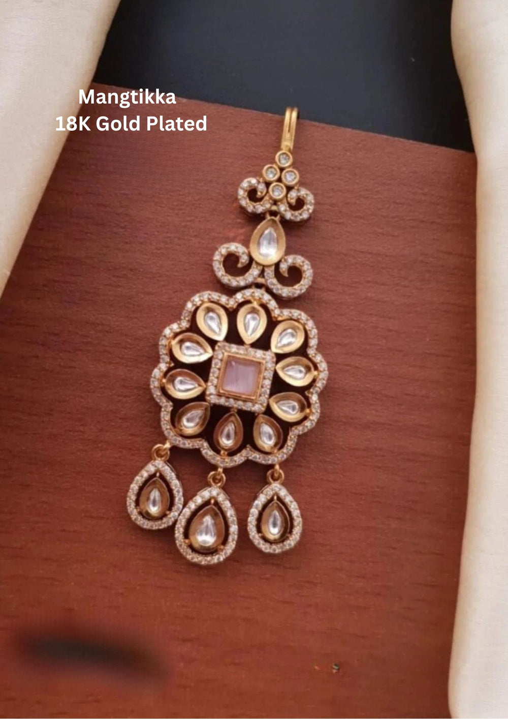 Kundan Gold Plated Mangtikka 