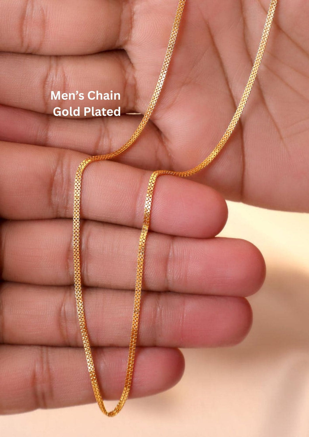 Kundan  Gold Plated Chain Mens (Gents) 