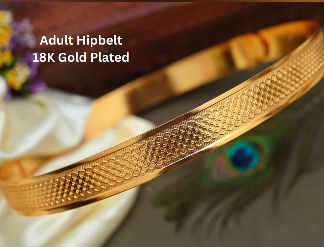 18K gold-plated adult hipbelt
