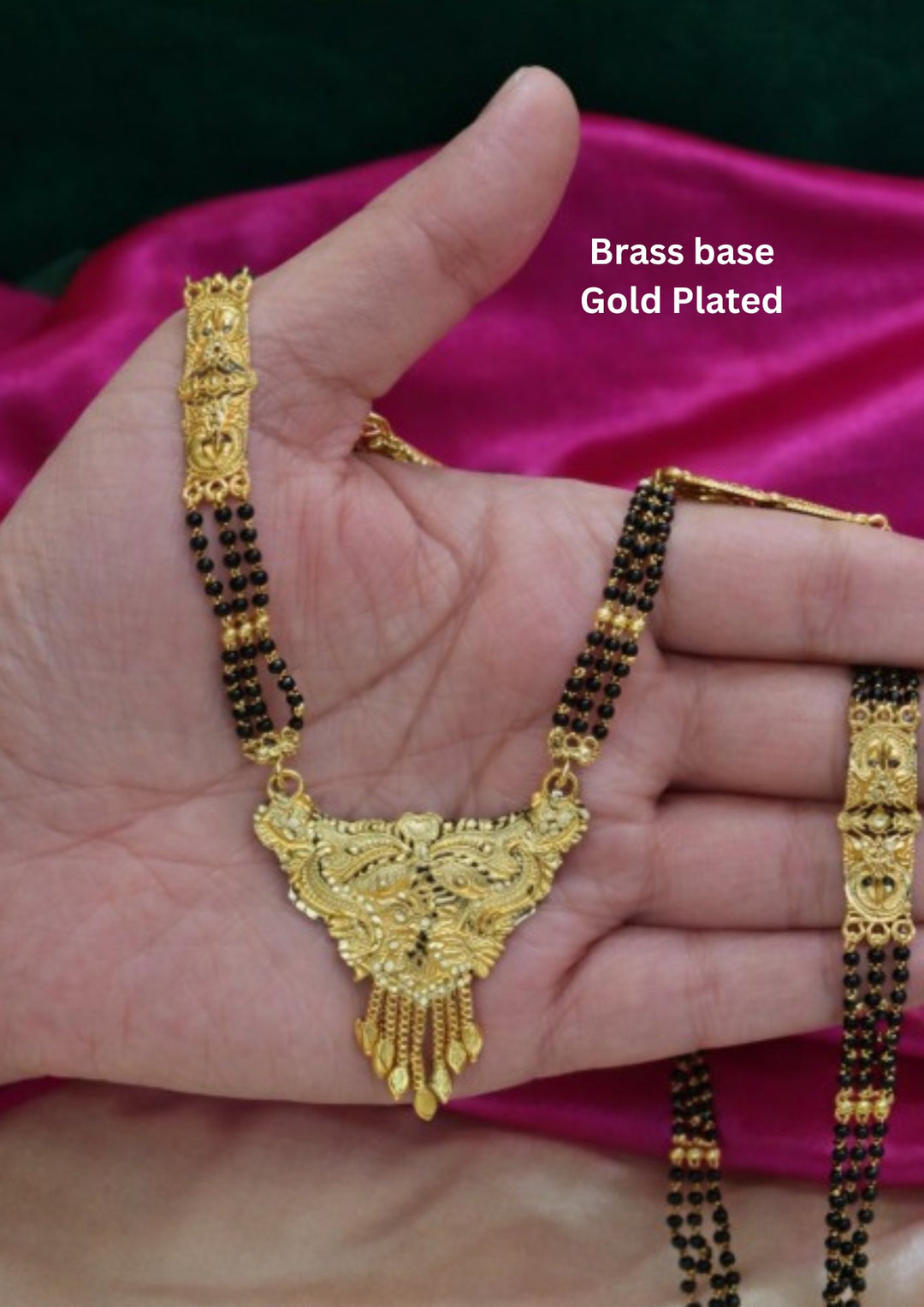 Kundan Gold Plated Traditional Mangalsutra 