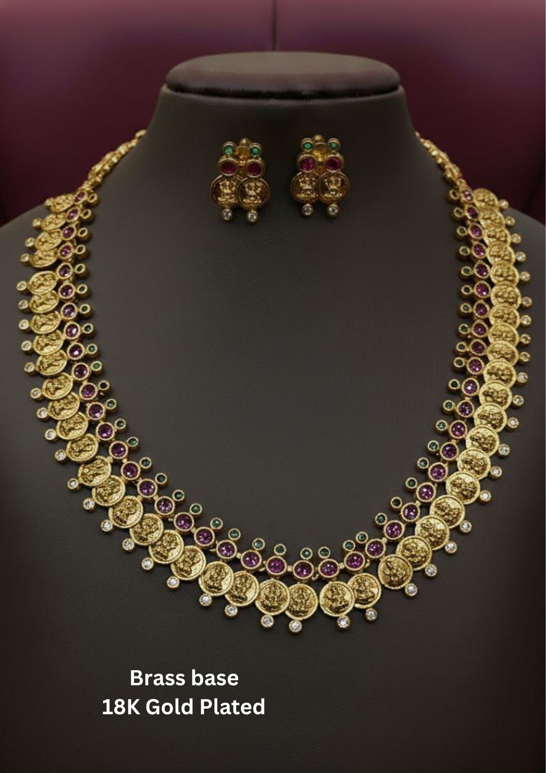 Lakshmi Necklace With Earrings