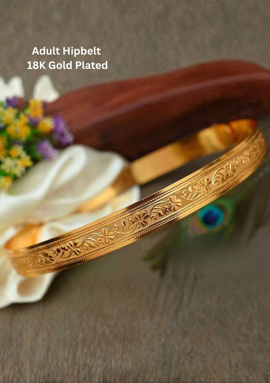 Kundan Micro Gold Plated Hipbelt (Vaddanam)