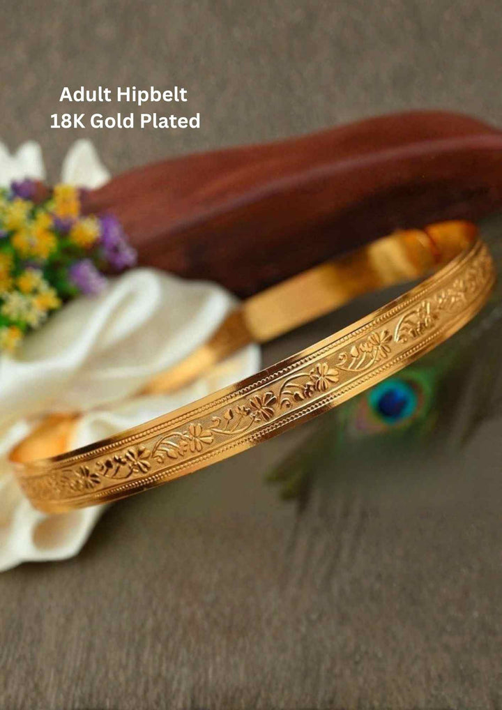 Kundan Micro Gold Plated Hipbelt (Vaddanam)