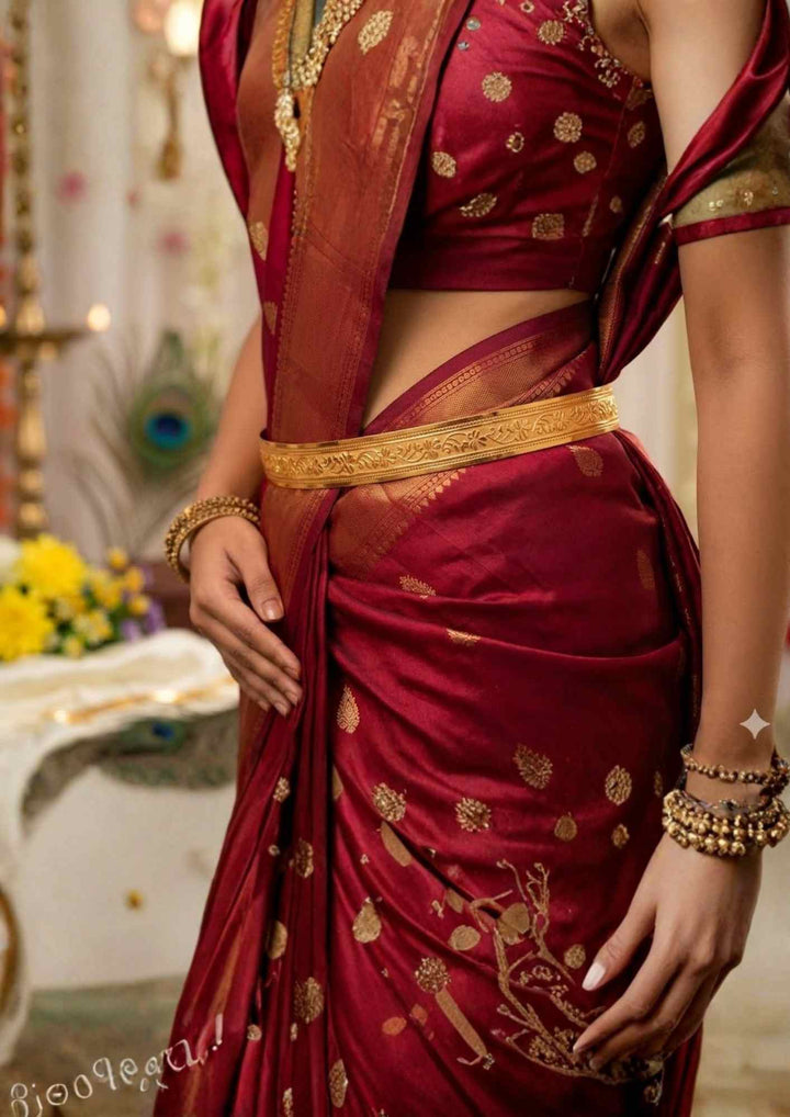 Kundan Micro Gold Plated Hipbelt (Vaddanam) 