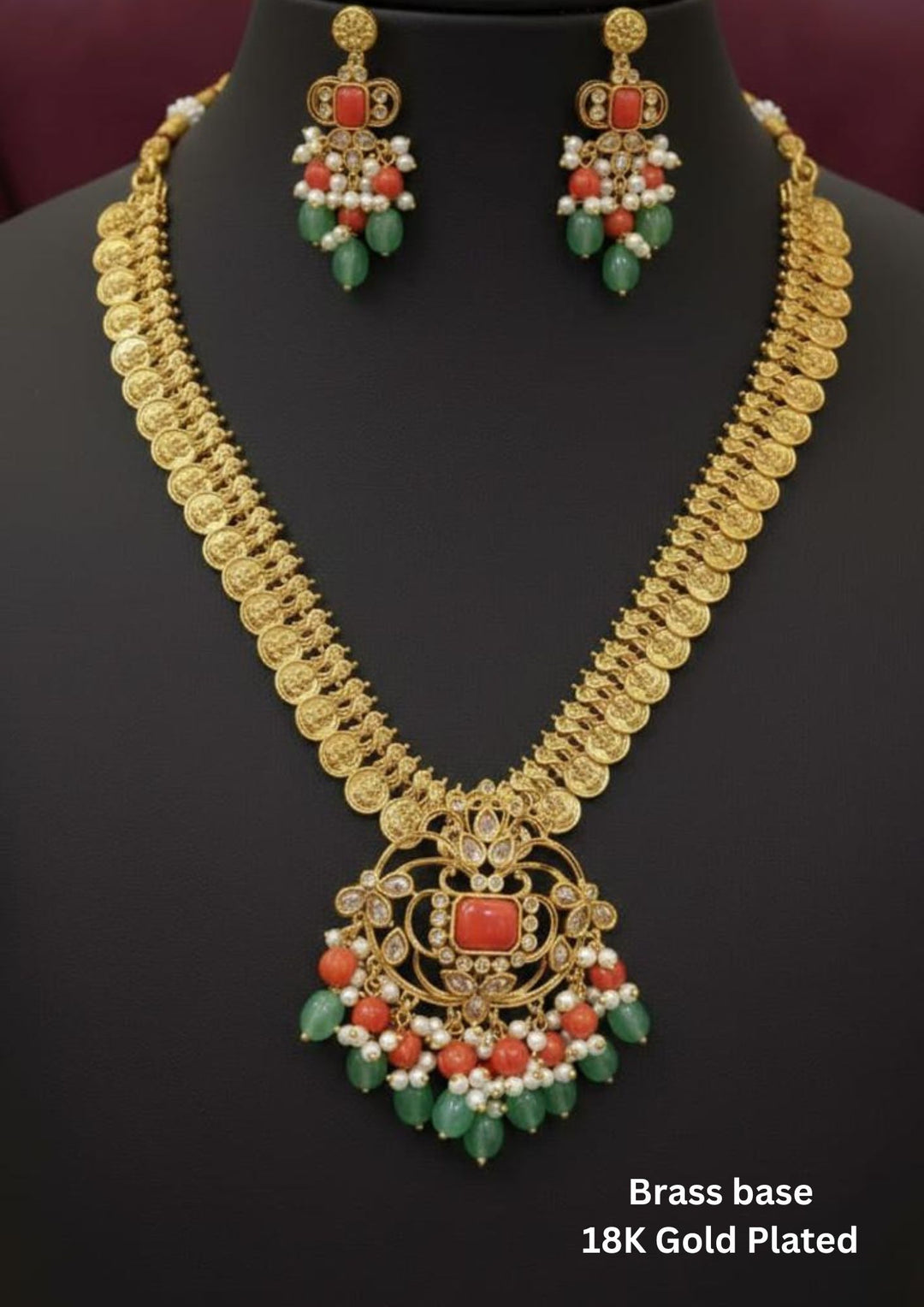 Kasula Necklace with Earrings