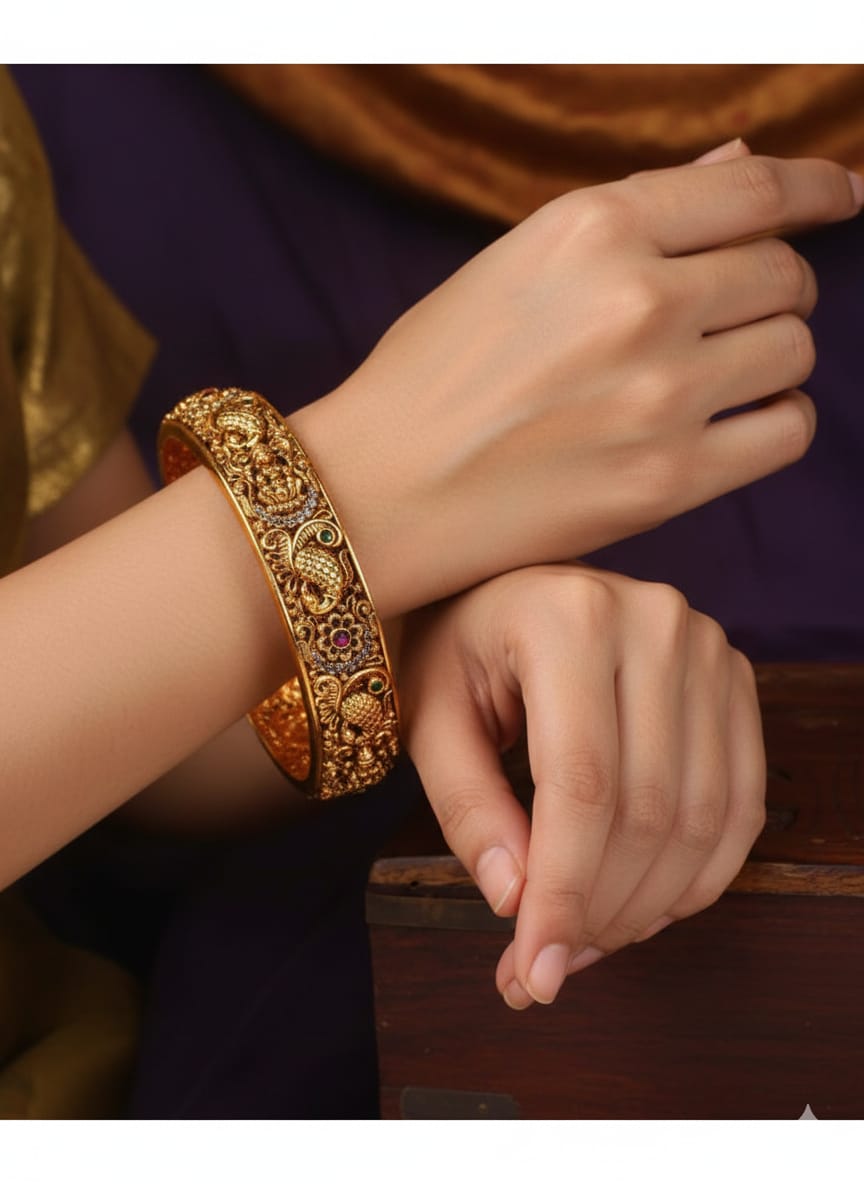 women wearing these lakshmi devi bangles
