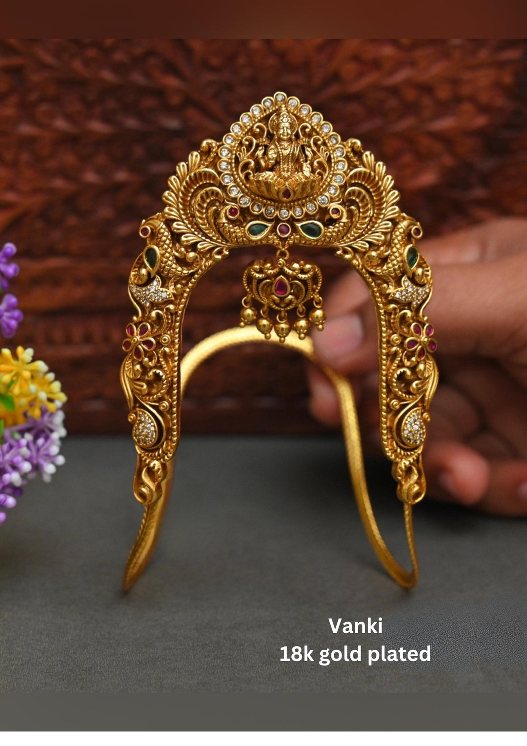Gold Plated Lakshmi Devi Vanki