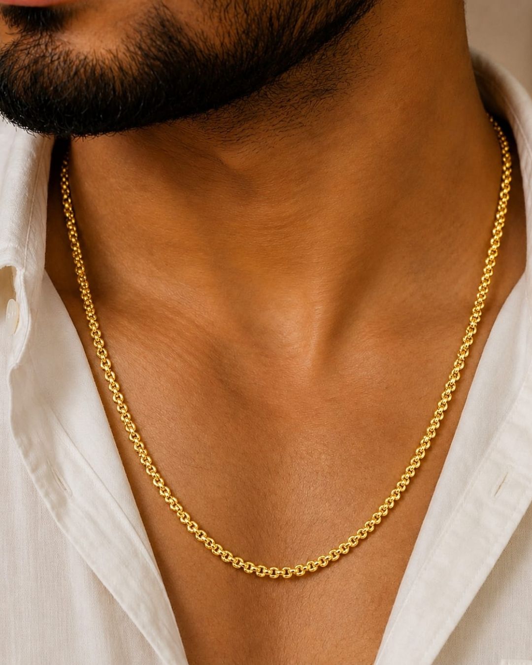 Elegant gold plated men&