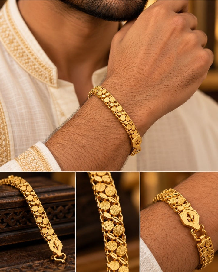 Gold Plated Coin Link Chain
