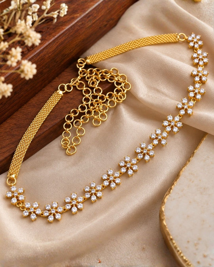 Pure Zirconian Diamond Hipbelt (Vaddanam)
