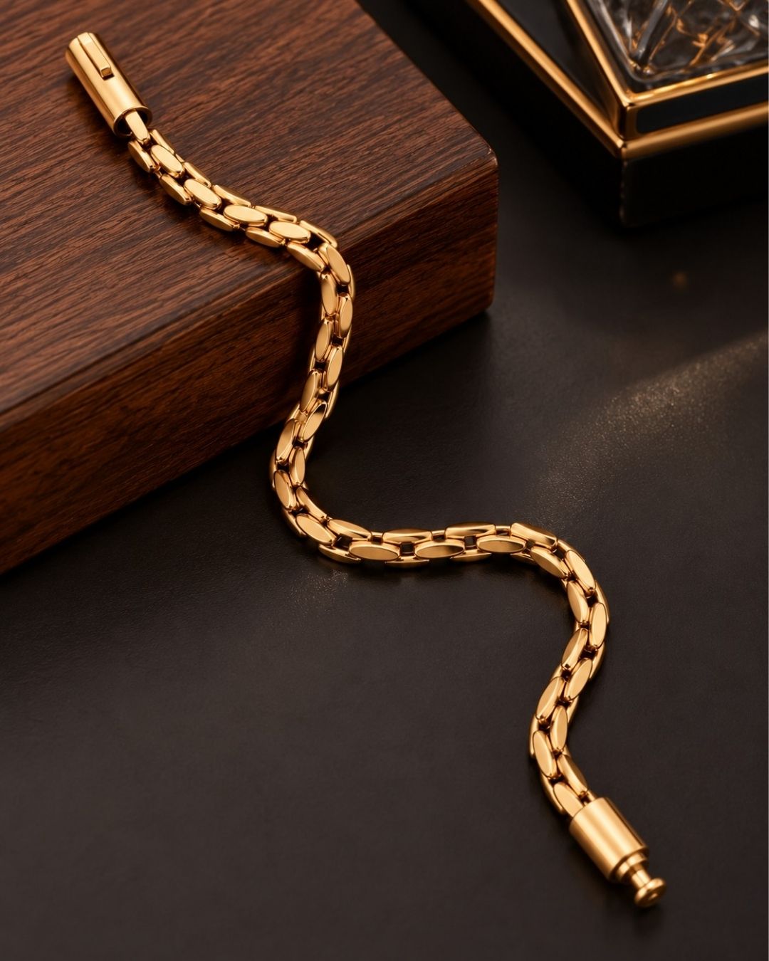 Gold Plated Classic Bracelet for Men