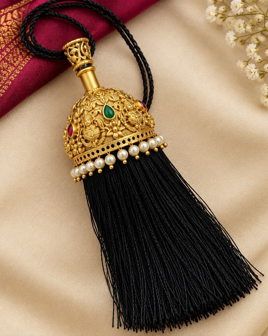 Kundan Gold Plated Hair Accessories