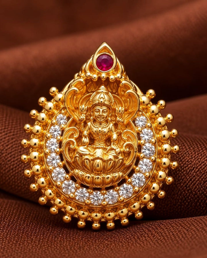 Laxmi Gold Plated Traditional Studs For Kids
