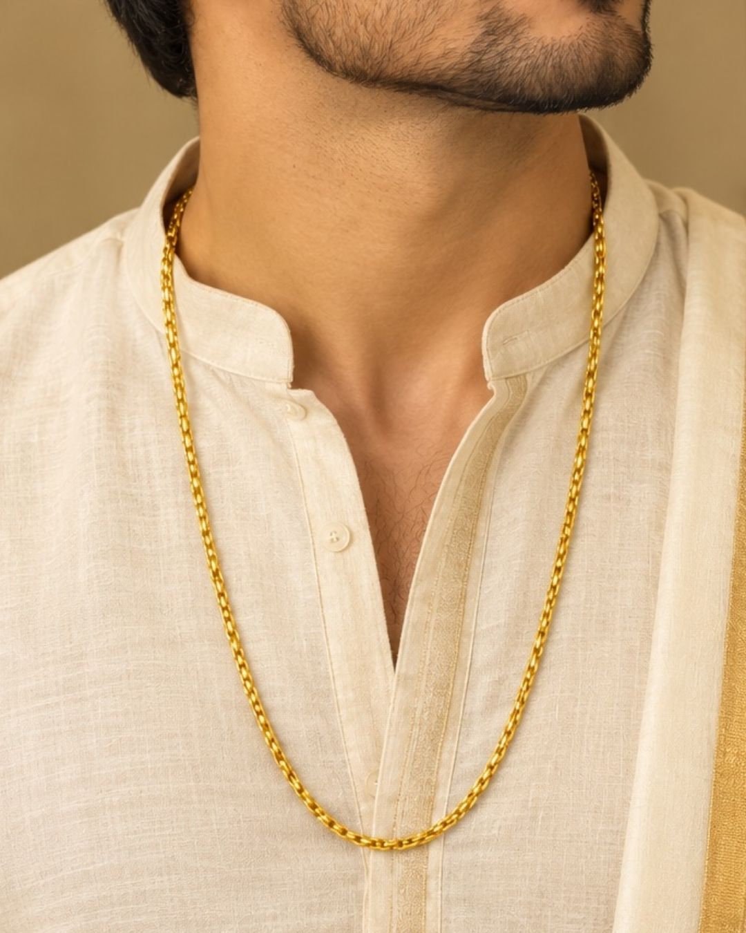 Premium 18K Gold Plated Men&