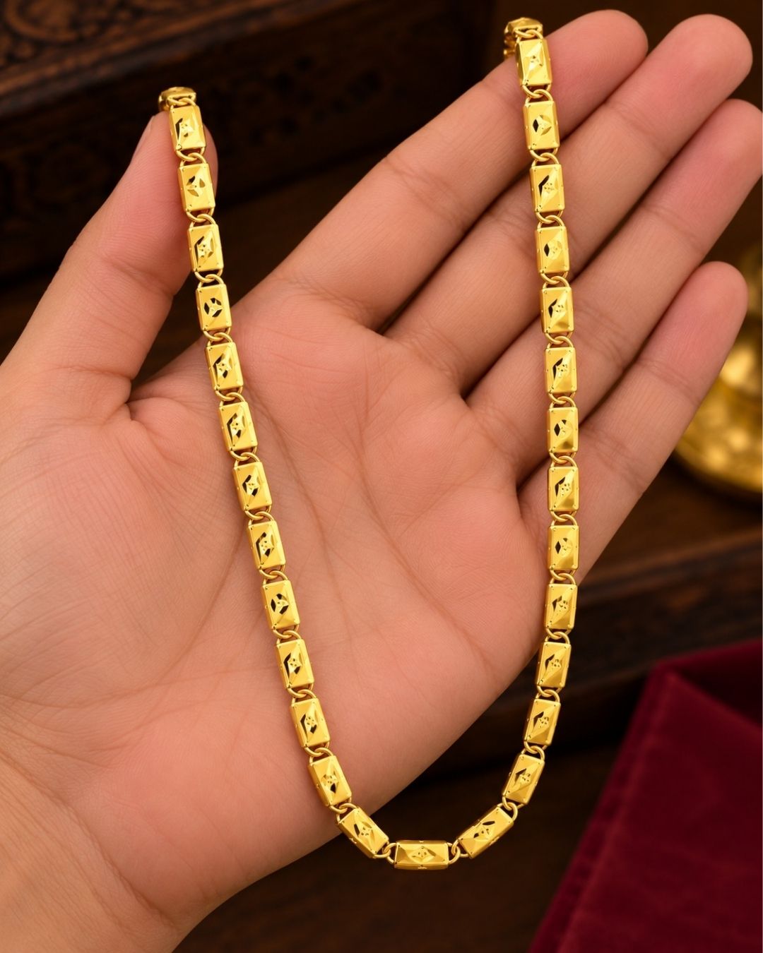 Gold Plated Elegant Men’s Chain
