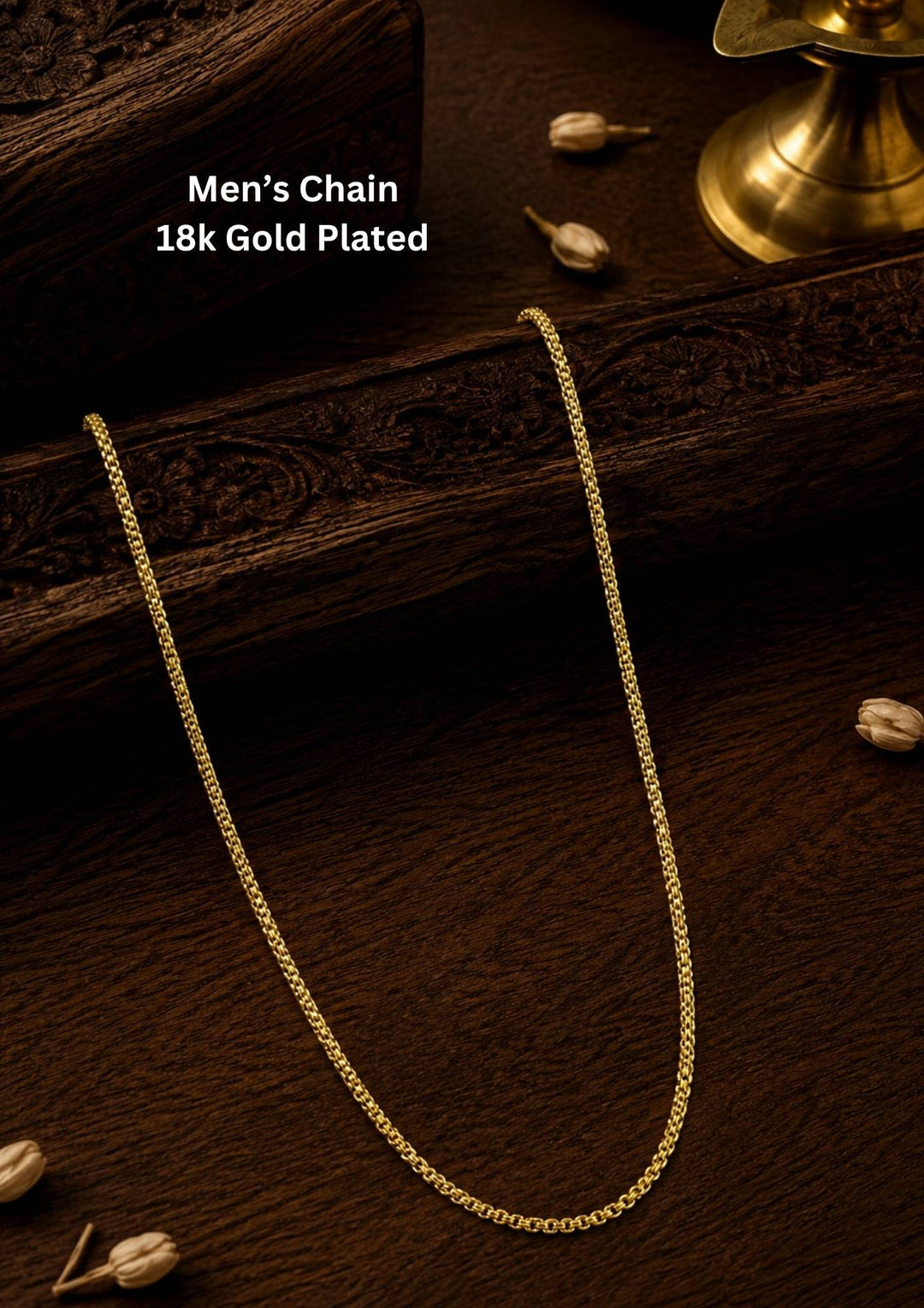Premium 18K gold plated men&