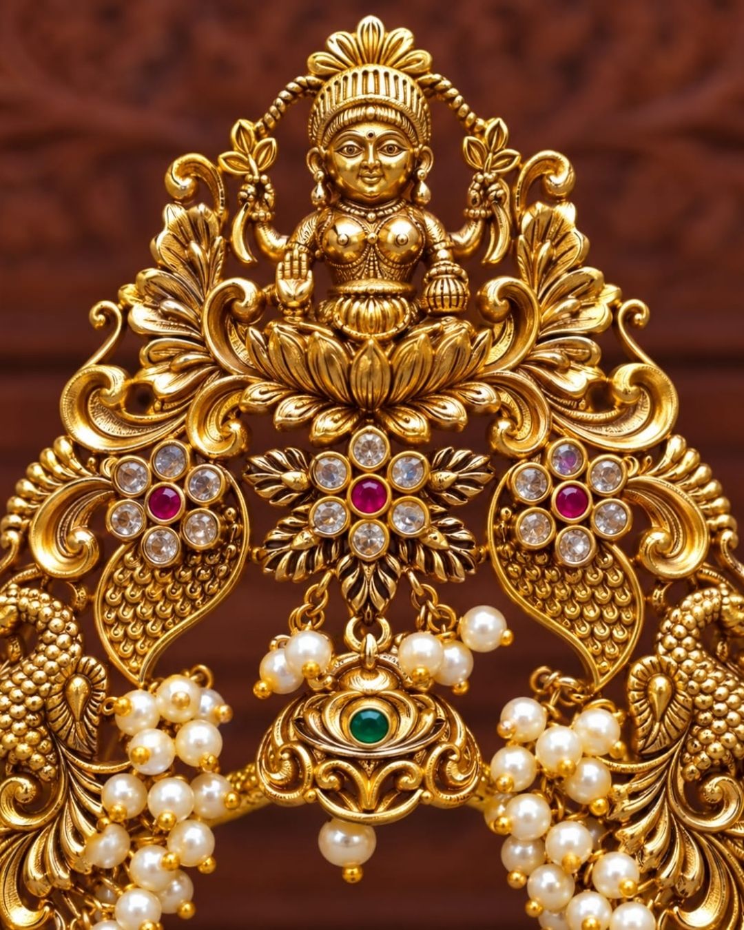 Gold Plated Lakshmi Vanki