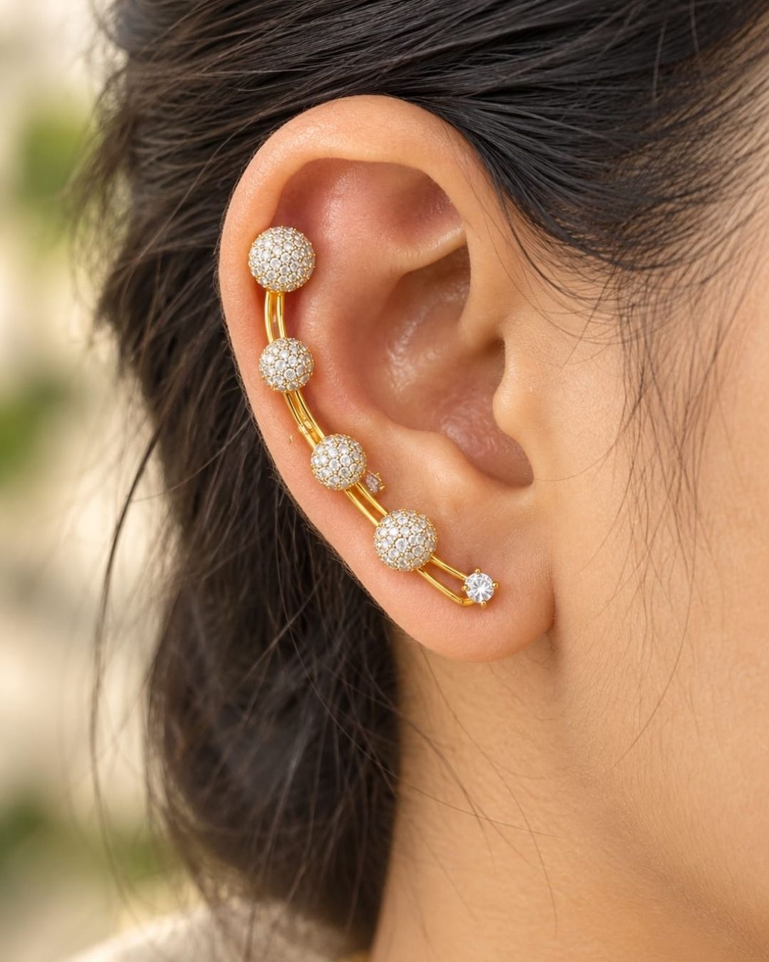 Pure Zirconian Diamond Ear Cuffs p40