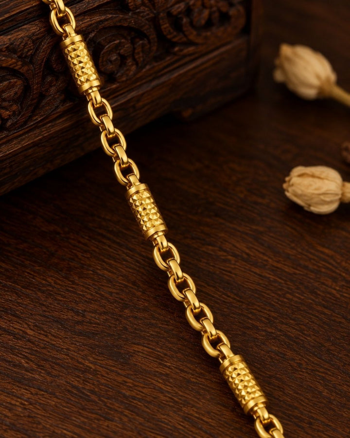 South indian men wearing a Premium 18K gold plated men&