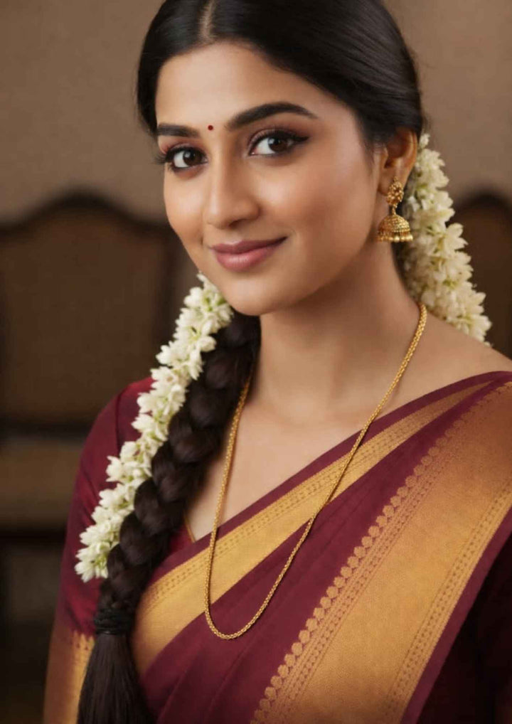 Kundan Gold Plated Mop Chain g10650