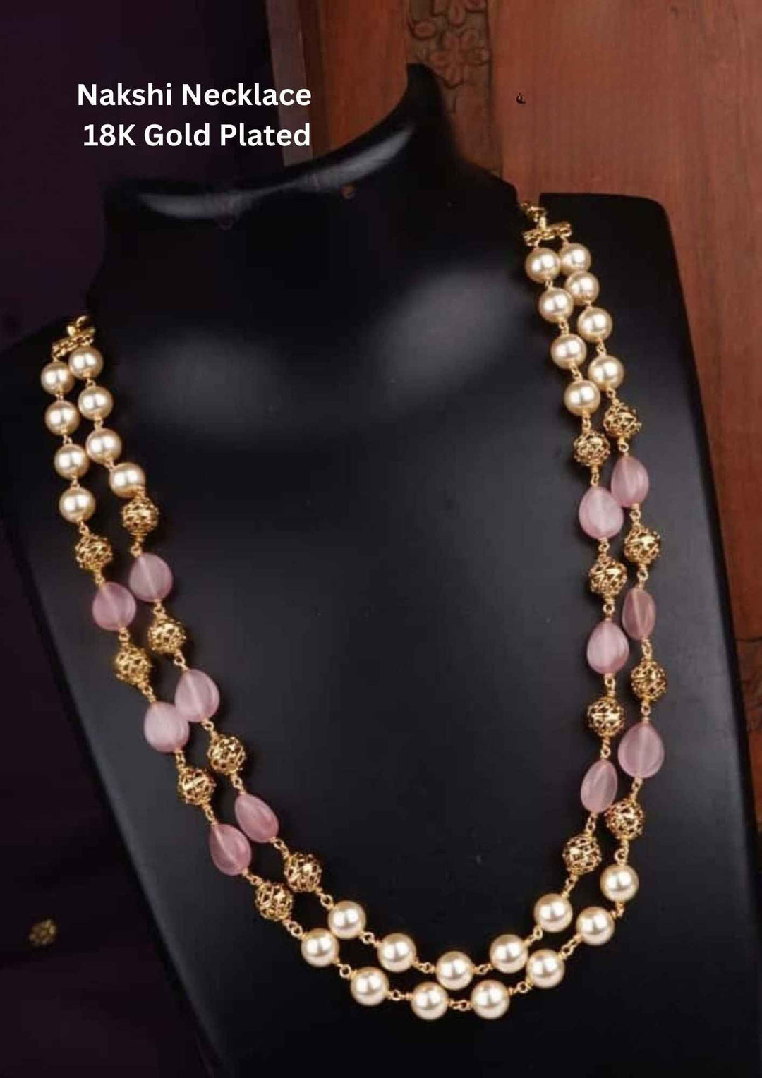 Nakshi necklace with gold plating