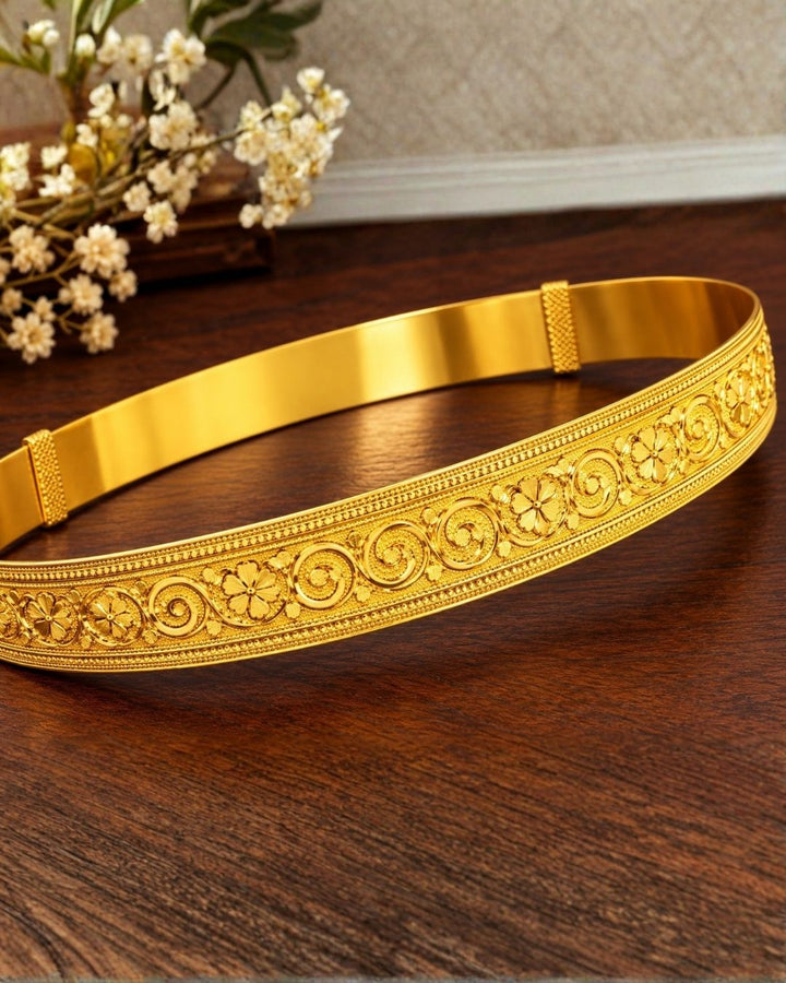 Kundan Micro Gold Plated Hipbelt (Vaddanam)