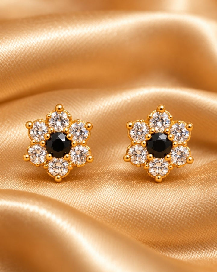 Zircon Diamond Gold Plated Solitaire Mangalsutra Set