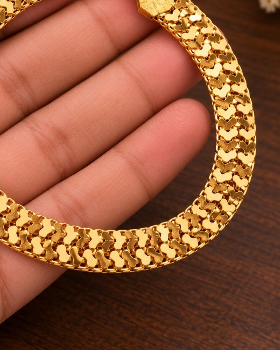 Gold Plated Aurelia Weave Bracelet