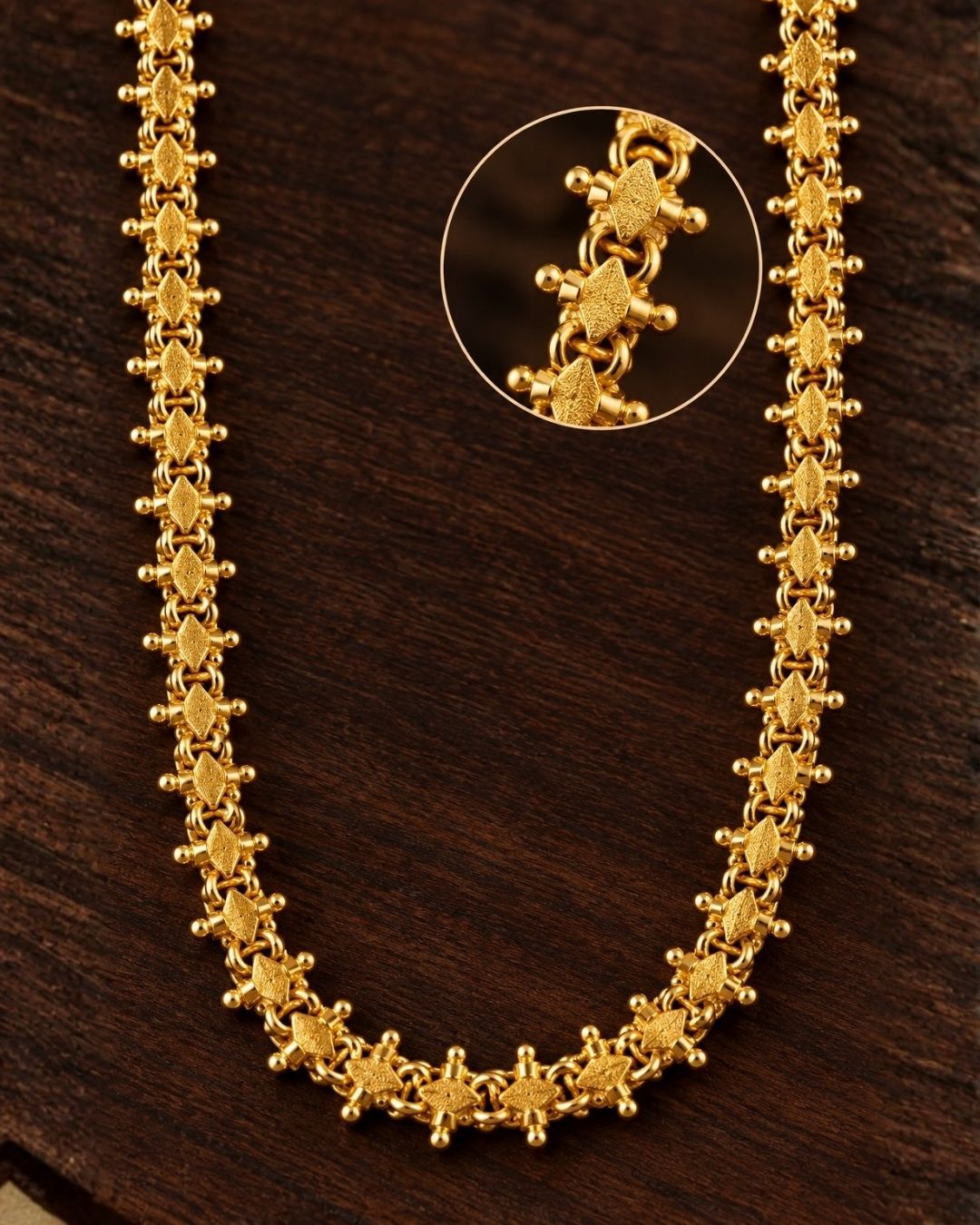 18k Gold Plated Link Men&