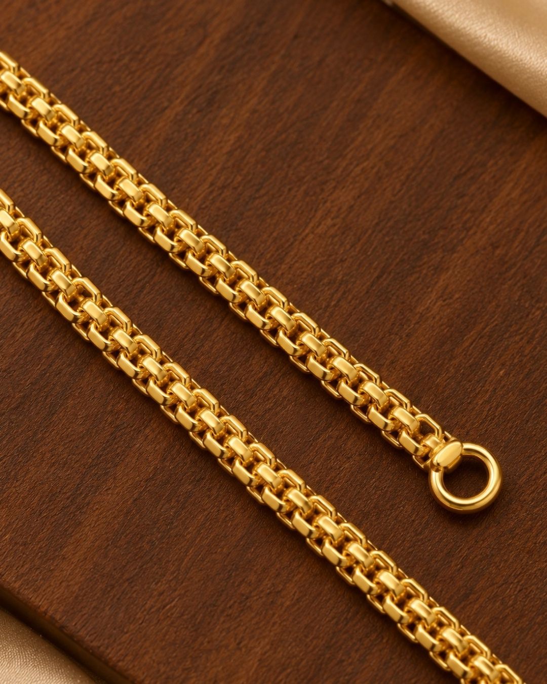 Gold Plated Mop Chain ideal for Dailywear a25
